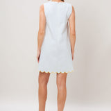 SWEET AS SUNSHINE WOVEN MINI DRESS