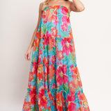 TROPICAL DAYDREAM WOVEN MAXI DRESS