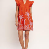 ISLAND STATE OF MIND WOVEN MINI DRESS