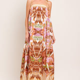 PALM OASIS WOVEN MAXI DRESS