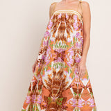 PALM OASIS WOVEN MAXI DRESS