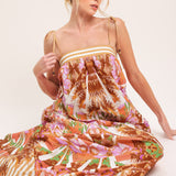 PALM OASIS WOVEN MAXI DRESS