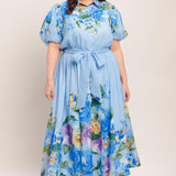 SPRINGTIME SWEETHEART WOVEN MIDI DRESS