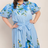 SPRINGTIME SWEETHEART WOVEN MIDI DRESS