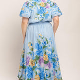 SPRINGTIME SWEETHEART WOVEN MIDI DRESS