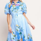 SPRINGTIME SWEETHEART WOVEN MIDI DRESS