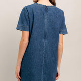 SIMPLY PUT TOGETHER DENIM MINI DRESS