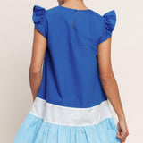 SEASIDE SWEETHEART COLOR BLOCKED MINI DRESS