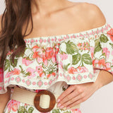 SWEET ESCAPE OFF SHOULDER MAXI DRESS