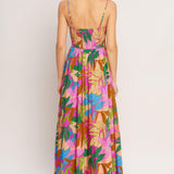 TROPIC FIESTA WOVEN MAXI DRESS