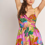 TROPIC FIESTA WOVEN MAXI DRESS