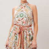 SOFT VOYAGE WOVEN MINI DRESS