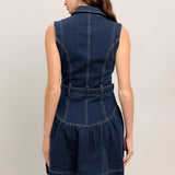 MADE TO FLATTER DENIM MINI DRESS