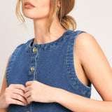 EVERYDAY ICON DENIM SHIFT DRESS