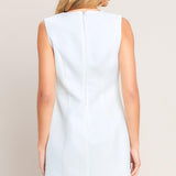 SWEET CITY CHARM WOVEN SHIFT DRESS