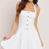 SUMMER CLUBHOUSE WOVEN MINI DRESS