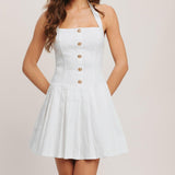 SUMMER CLUBHOUSE WOVEN MINI DRESS