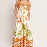 PALM COAST DREAM WOVEN MAXI DRESS