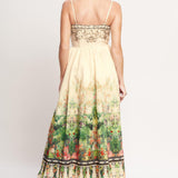 HEIRLOOM BORDER WOVEN MIDI DRESS