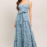 MODERN PRAIRIE BLOOM WOVEN MAXI DRESS