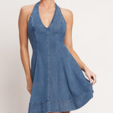SWEET BUT BOLD TENCEL MINI DRESS