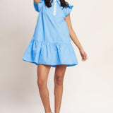 SWEET DAYS WOVEN MINI DRESS