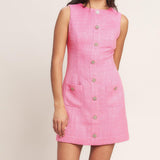 MAIN CHARACTER MOMENT TWEED MINI DRESS