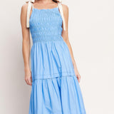 SWEET SERENITY TIERED WOVEN MAXI DRESS