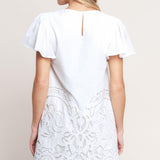 ALL THE RIGHT REASONS WOVEN EYELET DRESS