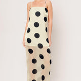 AVANT DOT WOVEN MIDI DRESS
