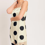 AVANT DOT WOVEN MIDI DRESS
