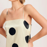 AVANT DOT WOVEN MIDI DRESS