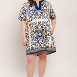MEDITERRANEAN SOUL WOVEN MINI DRESS