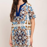 MEDITERRANEAN SOUL WOVEN MINI DRESS
