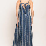 HANDLOOM SKY WOVEN MIDI DRESS