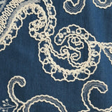 SEA BREEZE PAISLEY DENIM MINI DRESS