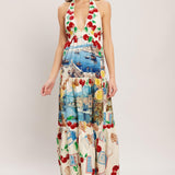ITALIAN RIVIERA DREAM WOVEN MAXI DRESS