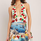 ITALIAN RIVIERA DREAM WOVEN MAXI DRESS