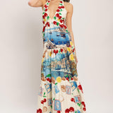 ITALIAN RIVIERA DREAM WOVEN MAXI DRESS
