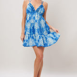 IBIZA WAVE WOVEN MINI DRESS