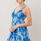 IBIZA WAVE WOVEN MINI DRESS