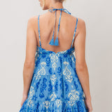 IBIZA WAVE WOVEN MINI DRESS