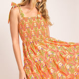 SUNKISS FLORAL WOVEN MAXI DRESS