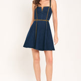 DENIM DARLING DENIM MINI DRESS