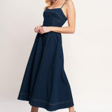 THE EVERYDAY ICON DENIM MIDI DRESS