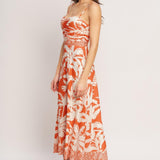 HEATWAVE RESORT POWER MESH MIDI DRESS