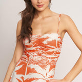 HEATWAVE RESORT POWER MESH MIDI DRESS