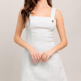PURE INTENTIONS WOVEN MINI DRESS