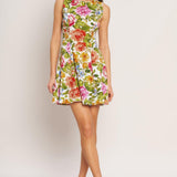 SUMMER LOVE FLORA WOVEN MINI DRESS
