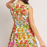 SUMMER LOVE FLORA WOVEN MINI DRESS